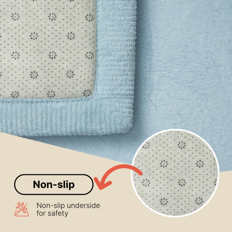 Kids’ Rug Fluffin Light Gray Non-slip