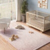 Kids’ Rug Fluffin Pink Non-slip