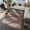 Area Rug Sari Light Brown Striped