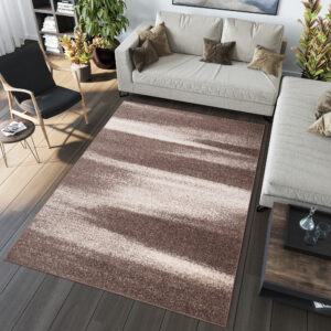 Area Rug Sari Light Brown Abstract
