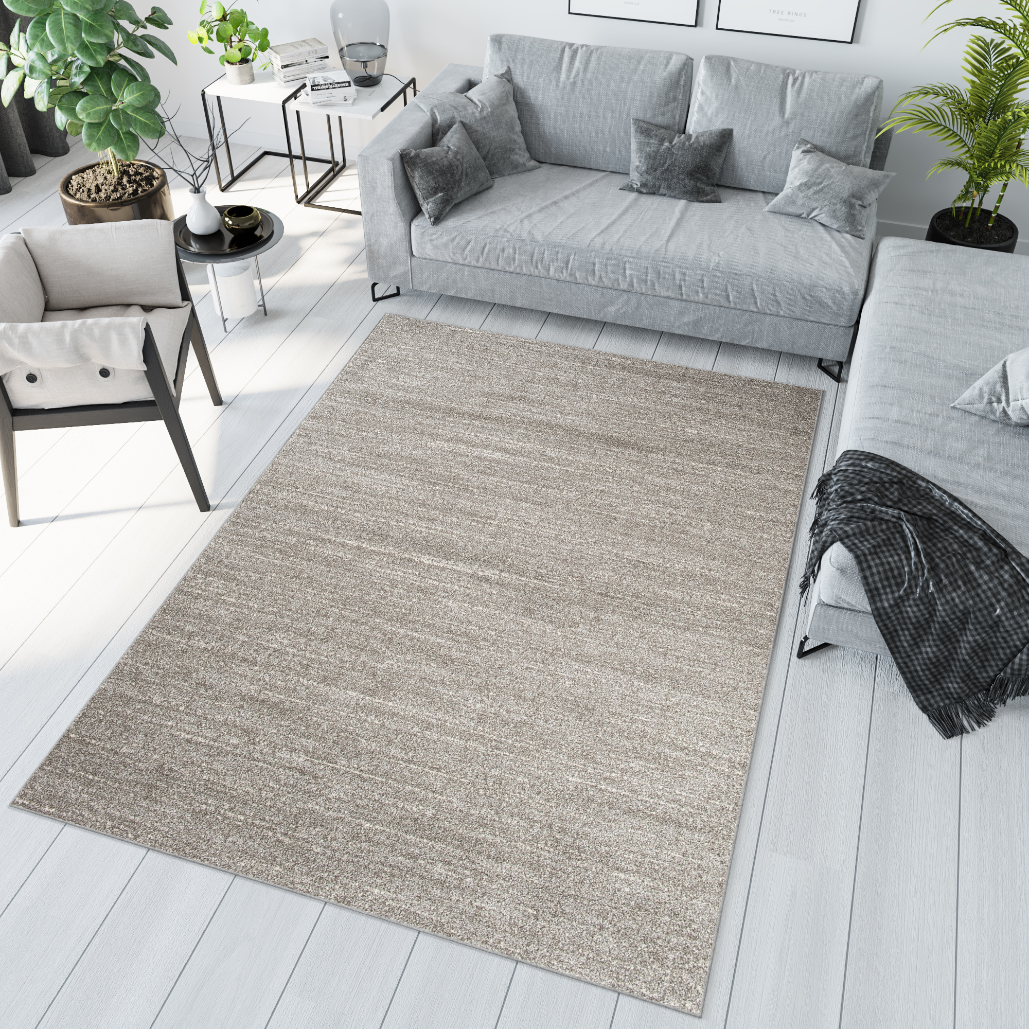 Area Rug Sari Grey Melange