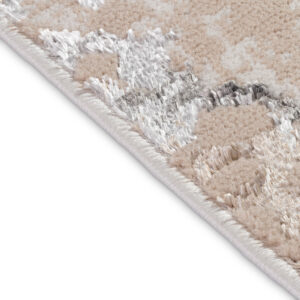Carpet Runner Crystal Beige Grey Abstract