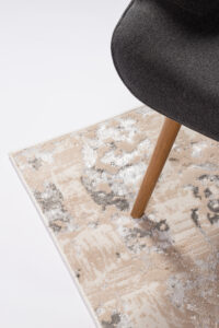 Carpet Runner Crystal Beige Grey Abstract