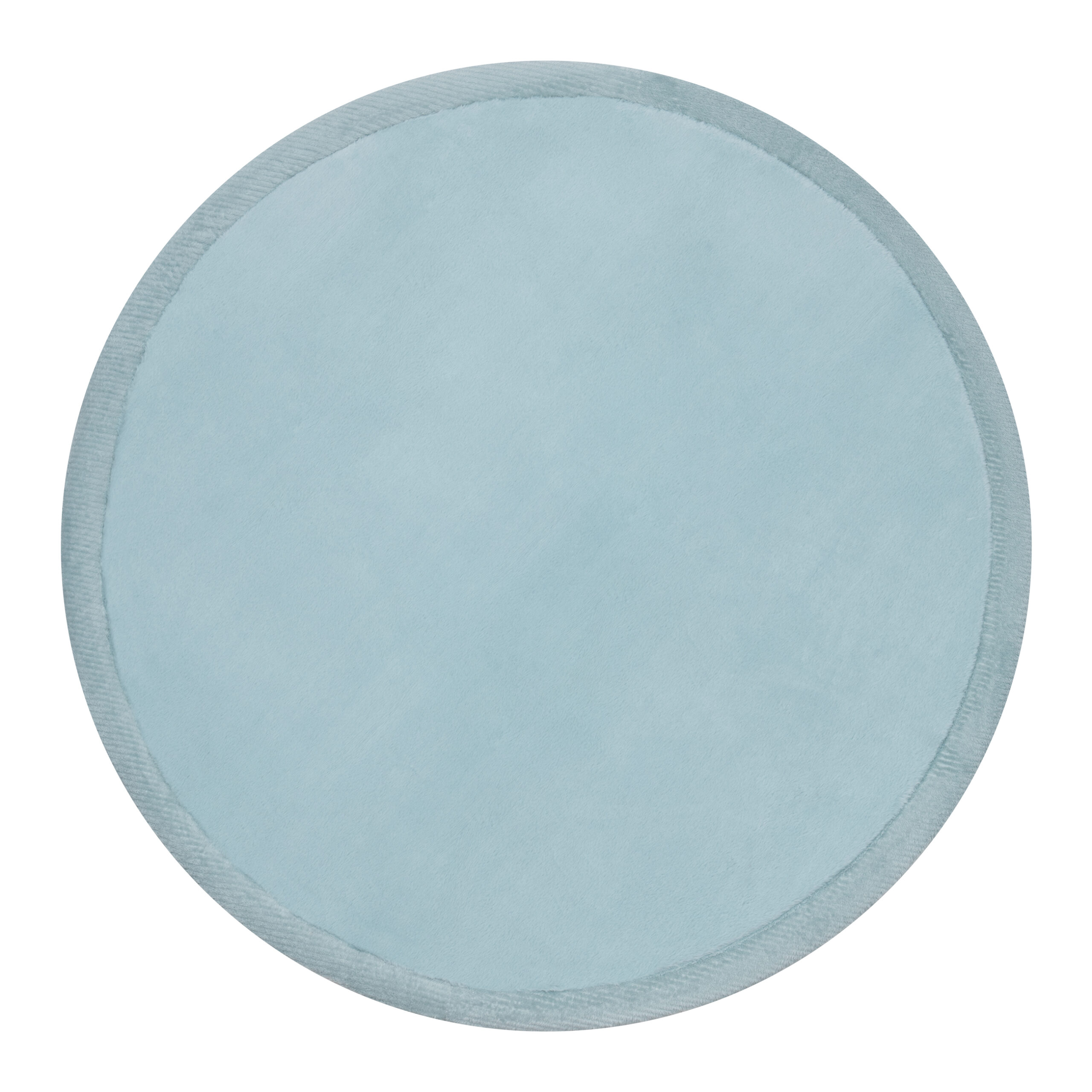 Kids’ Rug Fluffin Round Baby Blue Non-slip