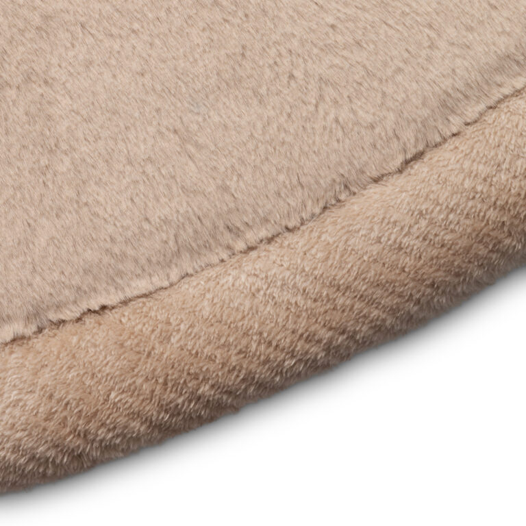Kids’ Rug Fluffin Round Beige Non-slip