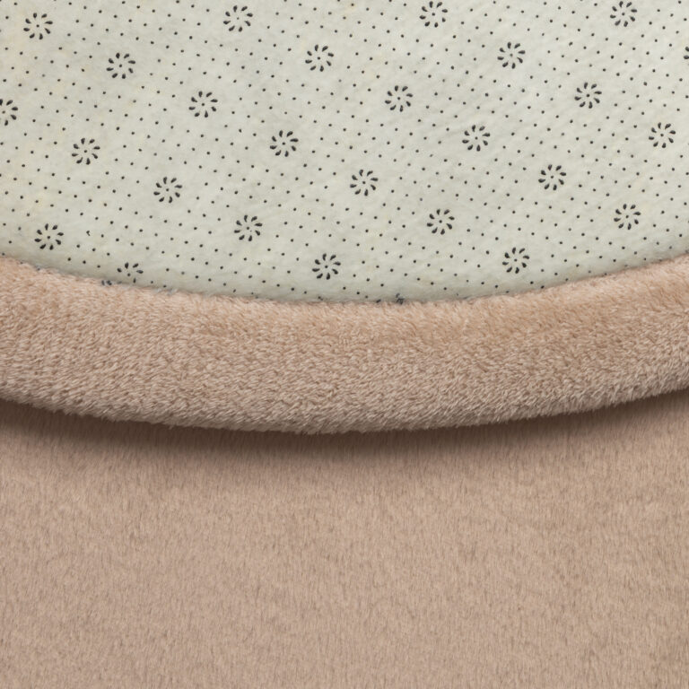 Kids’ Rug Fluffin Round Beige Non-slip