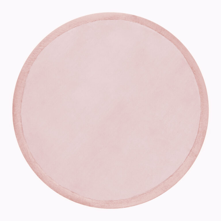 Kids’ Rug Fluffin Round Pink Non-slip