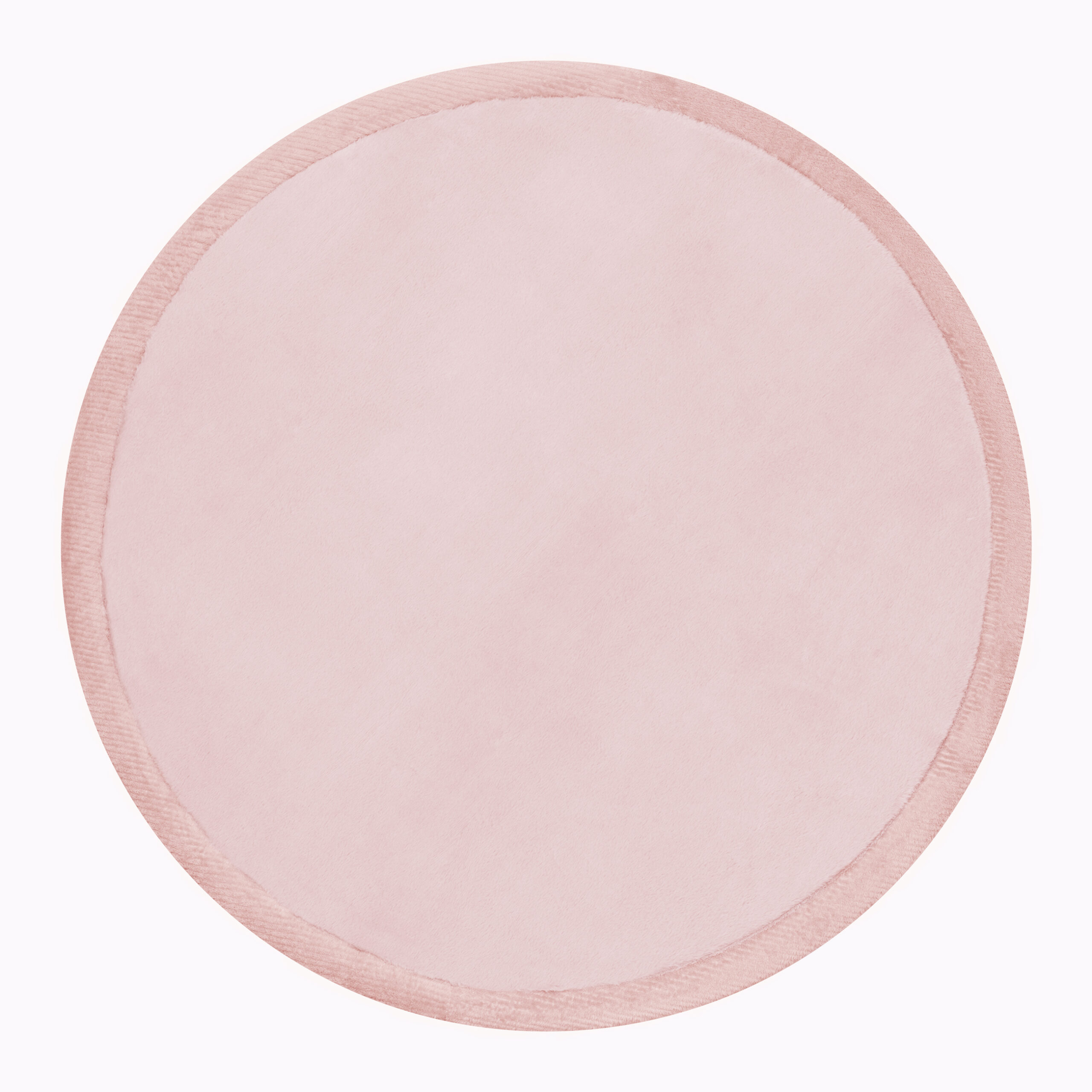 Kids’ Rug Fluffin Round Pink Non-slip
