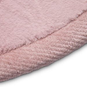 Kids’ Rug Fluffin Round Pink Non-slip