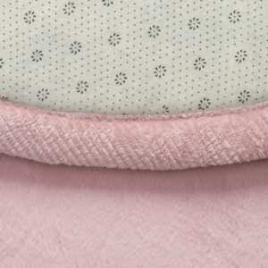 Kids’ Rug Fluffin Round Pink Non-slip
