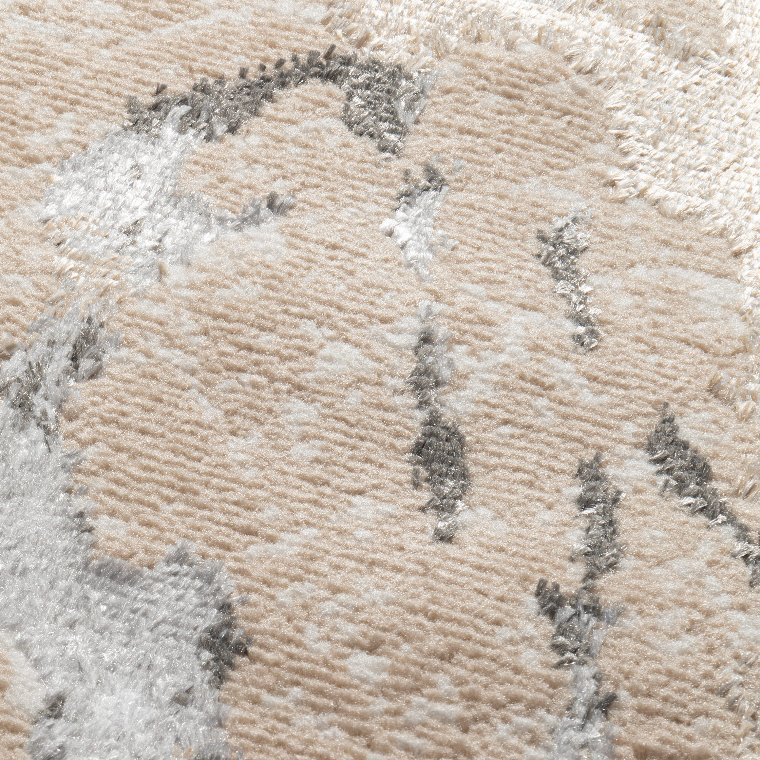 Carpet Runner Crystal Beige Grey Modern