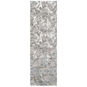 Carpet Runner Crystal Dark Grey Beige Modern