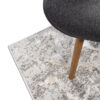 Carpet Runner Crystal Dark Grey Beige Modern