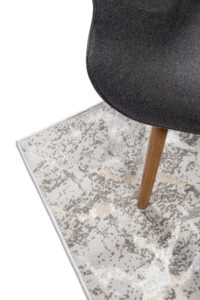 Carpet Runner Crystal Dark Grey Beige Modern