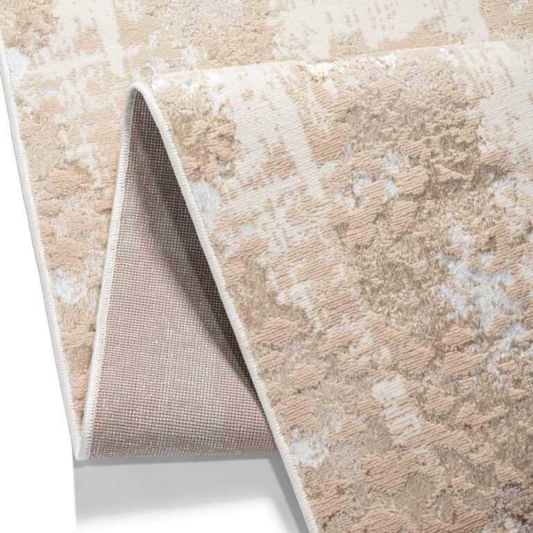 Carpet Runner Crystal Brown Gold Abstract