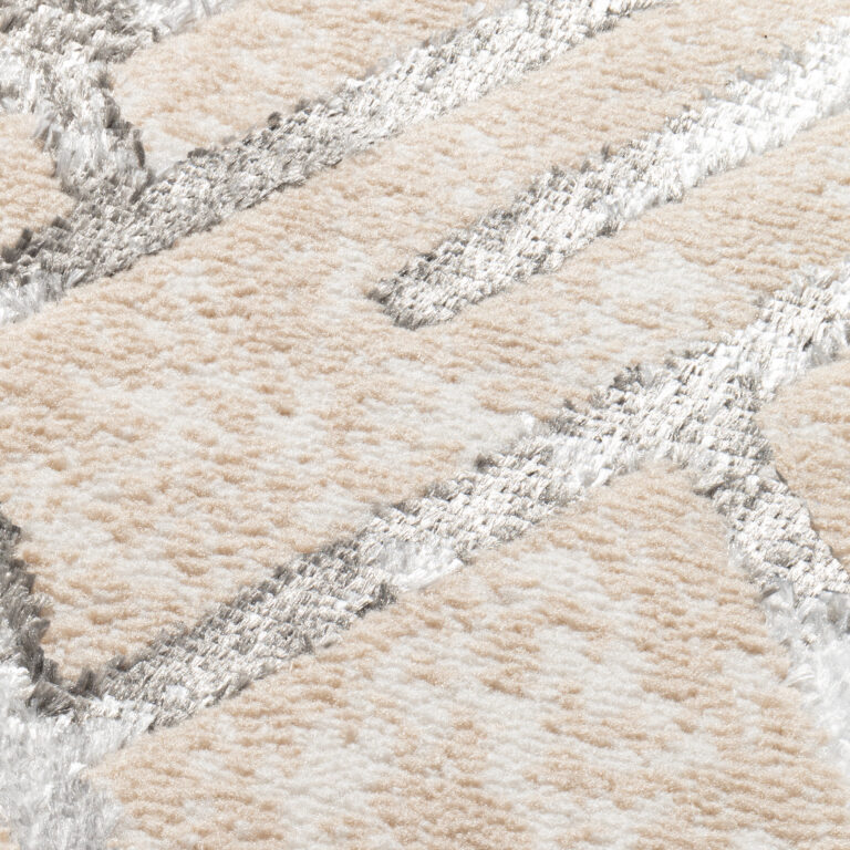 Carpet Runner Crystal Grey ZigZag