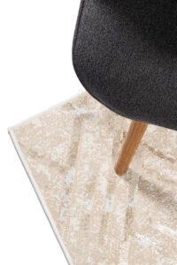 Carpet Runner Crystal Beige Gold ZigZag