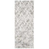 Carpet Runner Crystal Grey Beige ZigZag