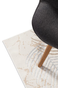 Carpet Runner Crystal Beige Brown Leaves