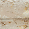 Area Rug Crystal Round Beige Gold Cream Marble