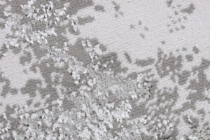 Area Rug Crystal Round Light Grey Marble