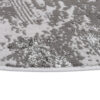 Area Rug Crystal Round Light Grey Marble