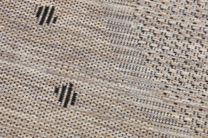 Area Rug Melissa Round Brown Frame Indoor Outdoor