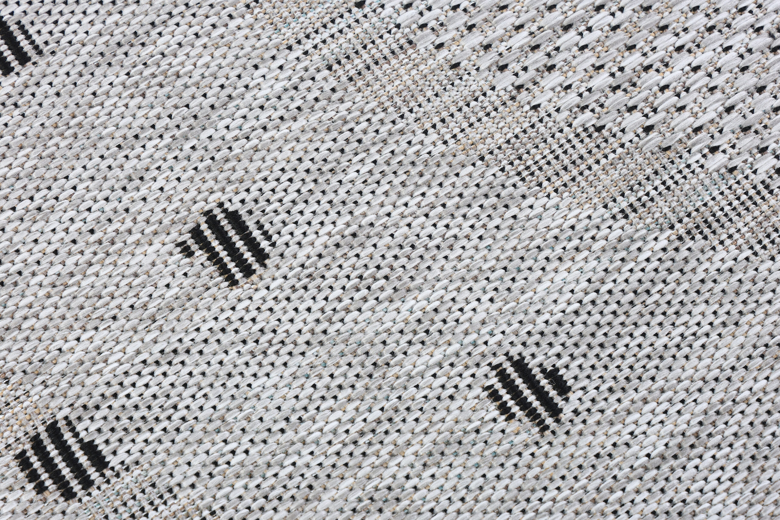 Area Rug Melissa Round Grey Frame Indoor Outdoor