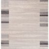Area Rug Sari Light Beige Grey Frame