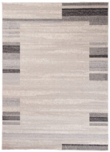 Area Rug Sari Light Beige Grey Frame