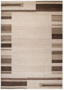 Area Rug Sari Beige Brown Frame