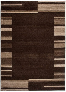 Area Rug Sari Dark Brown Frame