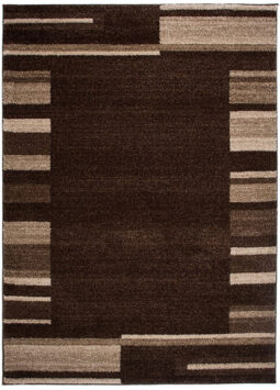 Area Rug Sari Dark Brown Frame
