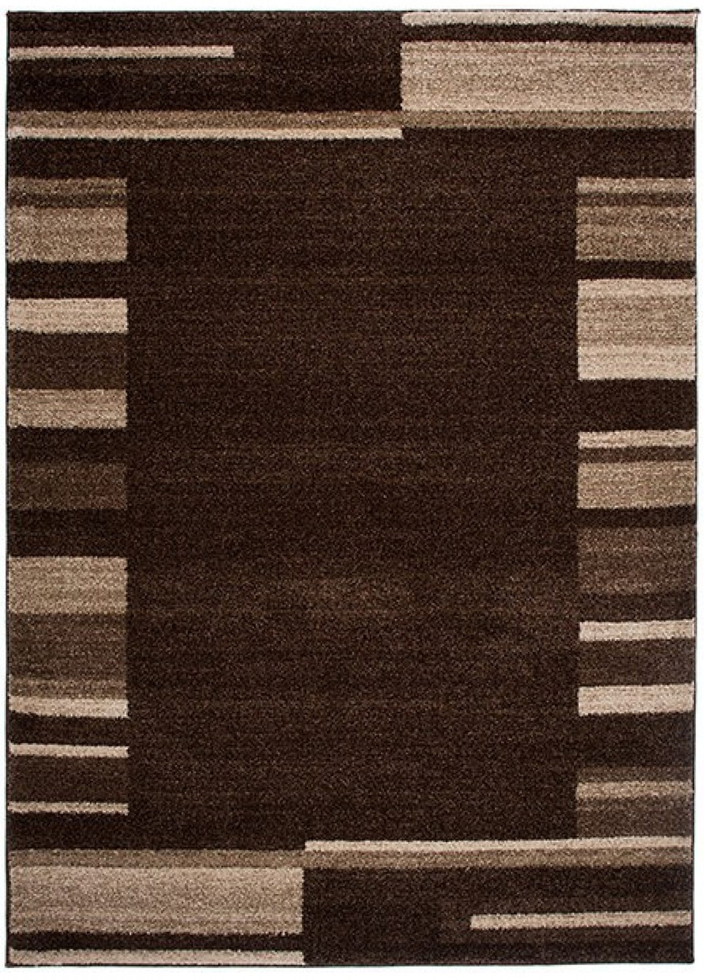 Area Rug Sari Dark Brown Frame