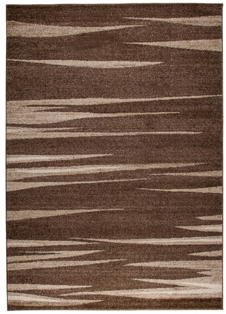 Area Rug Sari Brown Beige Striped
