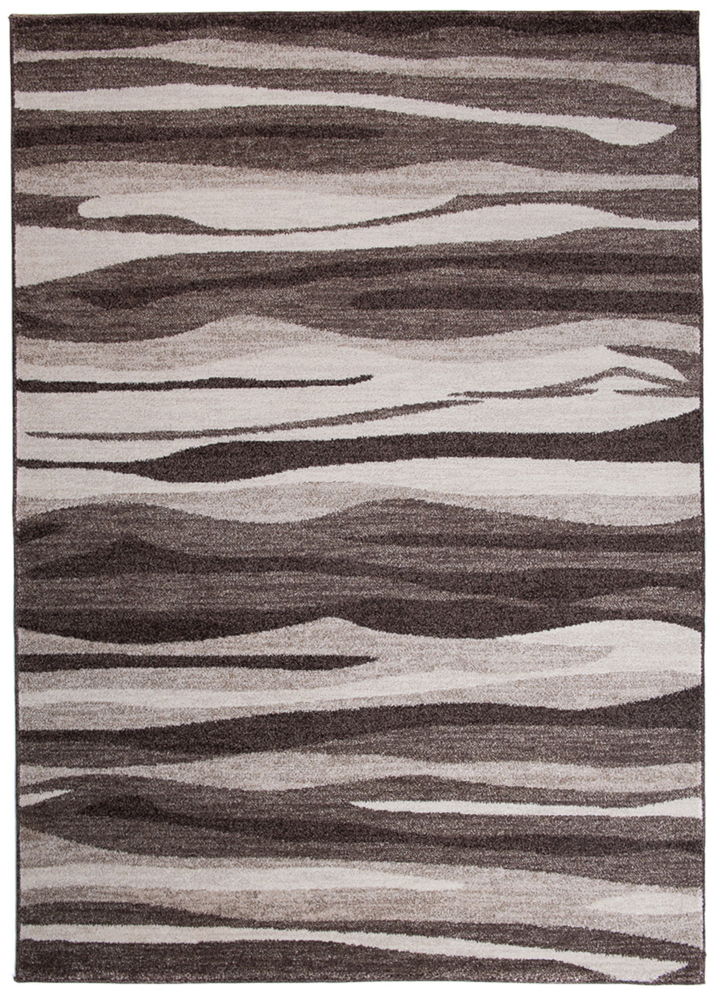 Area Rug Sari Brown Beige Abstract