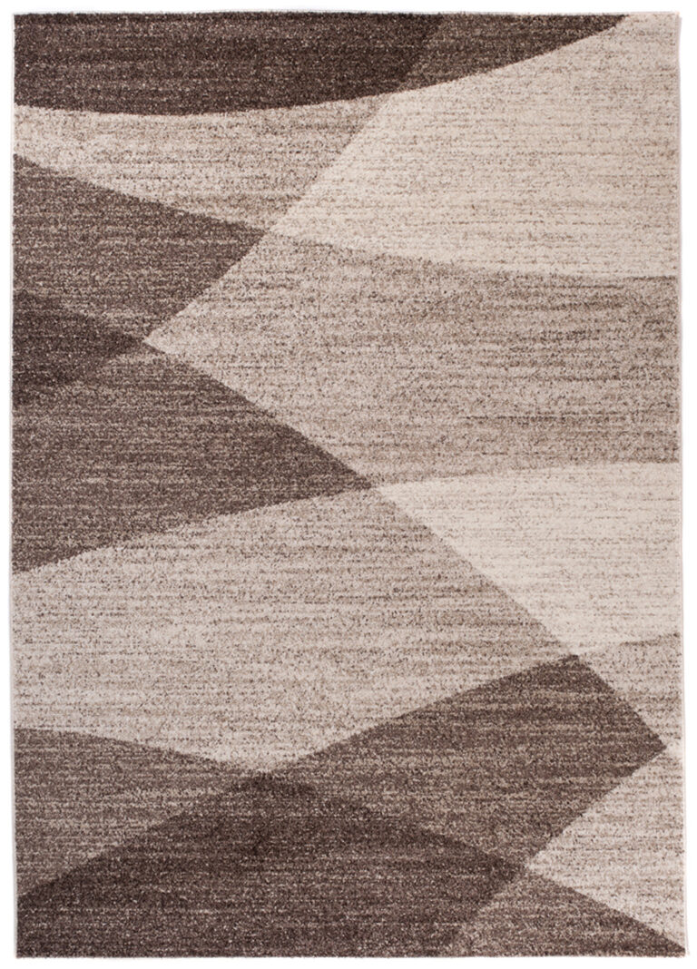 Area Rug Sari Brown Beige Geometric
