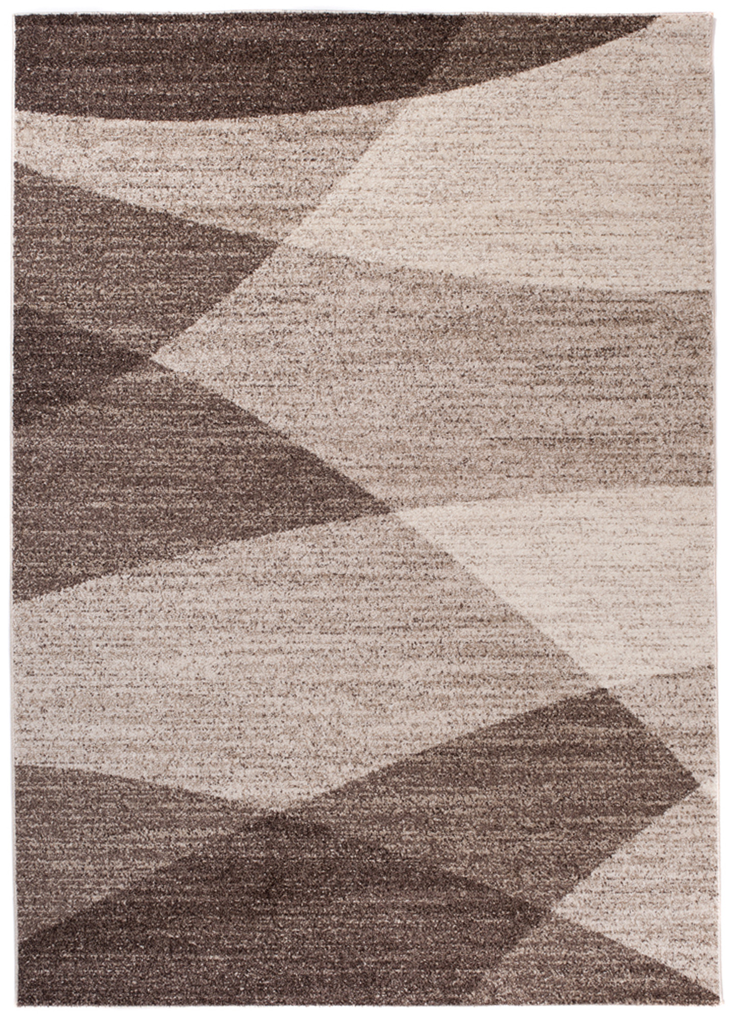 Area Rug Sari Brown Beige Geometric