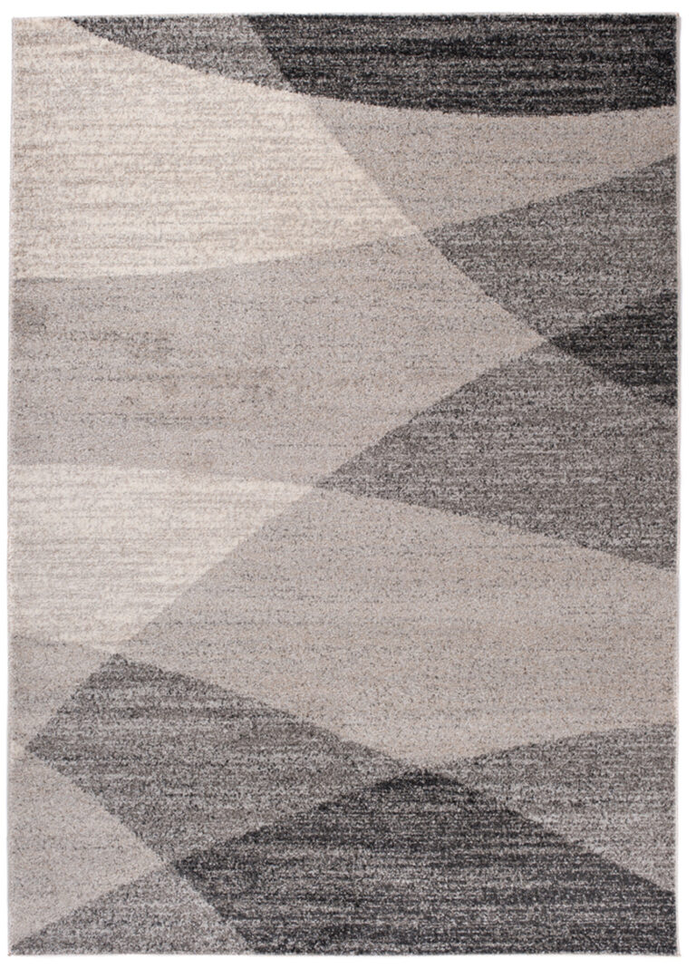 Area Rug Sari Grey Beige Geometric