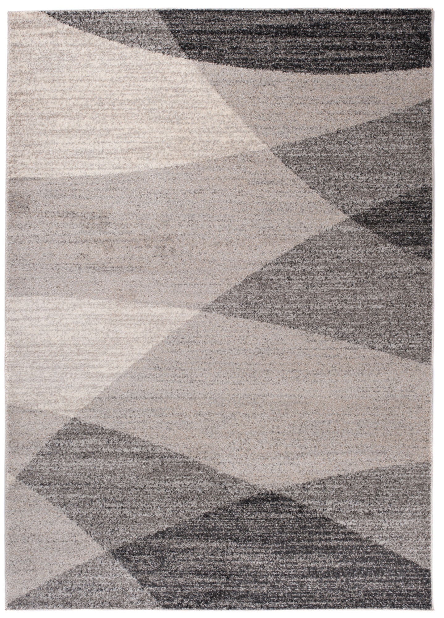 Area Rug Sari Grey Beige Geometric