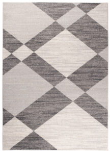Area Rug Sari Grey Cream Geometric