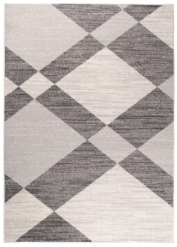Area Rug Sari Grey Cream Geometric