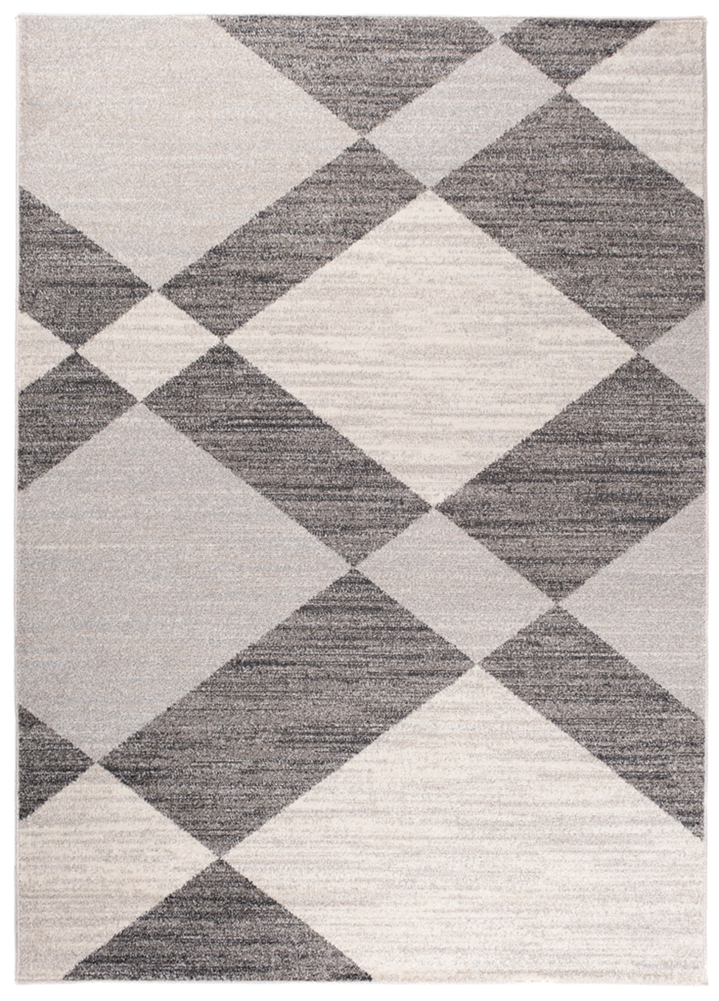 Area Rug Sari Grey Cream Geometric