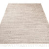 Area Rug Sari with Fringes Dark Cream