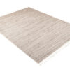 Area Rug Sari with Fringes Dark Cream