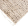 Area Rug Sari with Fringes Dark Cream