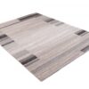 Area Rug Sari Light Beige Grey Frame