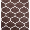 Area Rug Sari Brown Trellis
