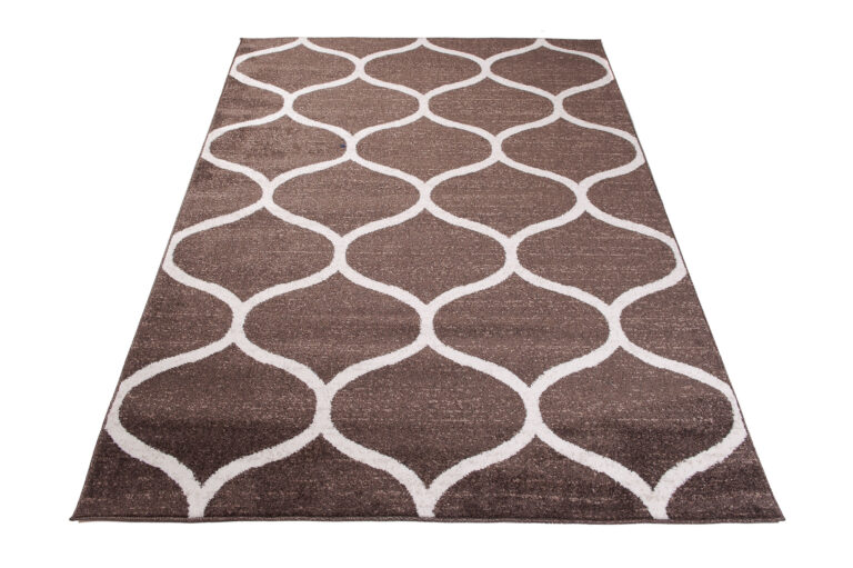 Area Rug Sari Brown Trellis