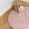 Kids’ Rug Fluffin Round Pink Non-slip